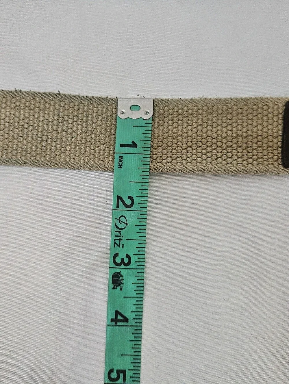 Vineyard Vines Canvas and Leather Belt Tan Brown Stretch Men's 30